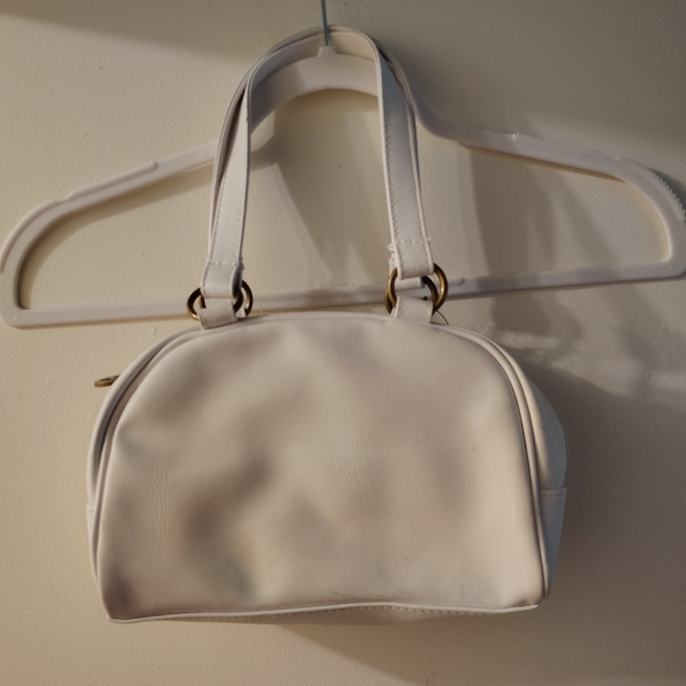 PLAYBOY Mini Bag in White with Gold Accent - Picture 2 of 3